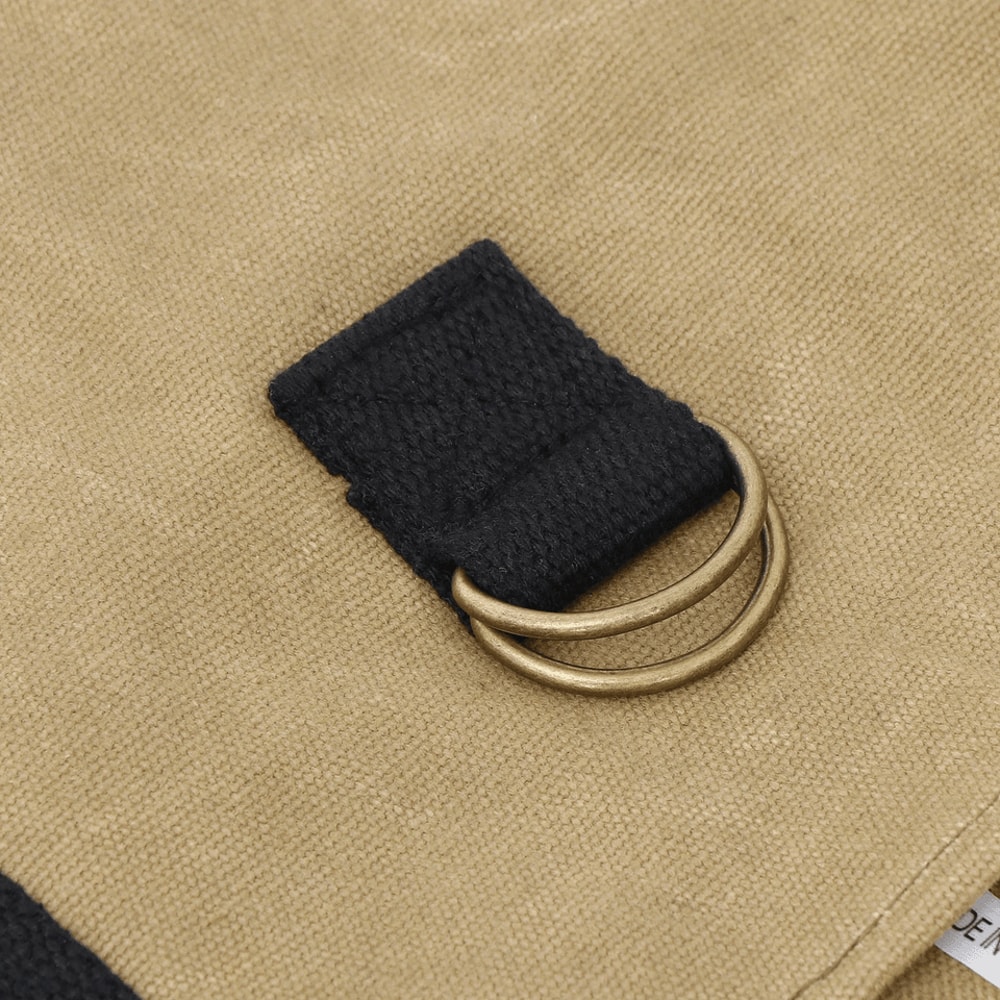 Firewood Carrier Wax Canvas Camp Logging Wood Bag For Fireplace Portable With Security Strap 10