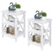 XDesign End Table Set Side Tables With Storage Shelf Compact Sofa Table For Bedroom Living Room Off 0