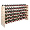 Wine Rack Storage Stand Bottles Stackable Modular Design Holds Bottles Easy Assembly Customizable F 1