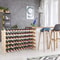 Wine Rack Storage Stand Bottles Stackable Modular Design Holds Bottles Easy Assembly Customizable F 2