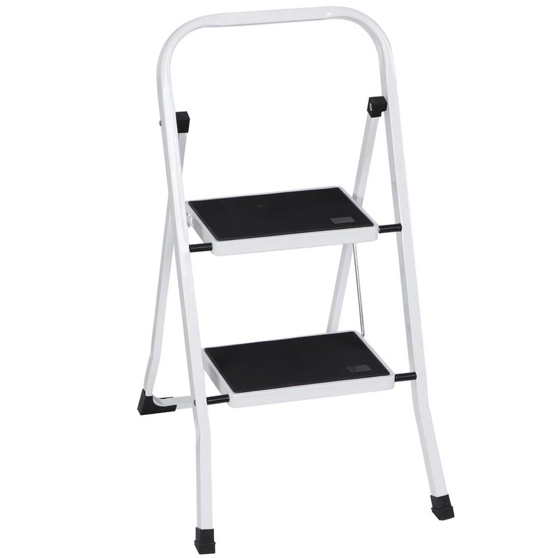 Compact Folding Ladder NonSlip Pedal Handgrip For Easy Carrying And Storage 9