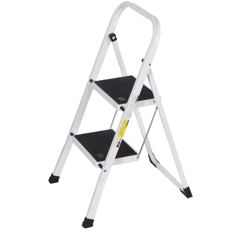 Compact Folding Ladder NonSlip Pedal Handgrip For Easy Carrying And Storage 10