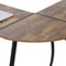 Brown L Shaped Desk Corner Computer Desk PC Laptop Table Spacious Workstation For Home Office 9