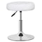 Adjustable Swivel Vanity Stool Chair Round Ottoman For Bedroom Comfortable PU Leather 8