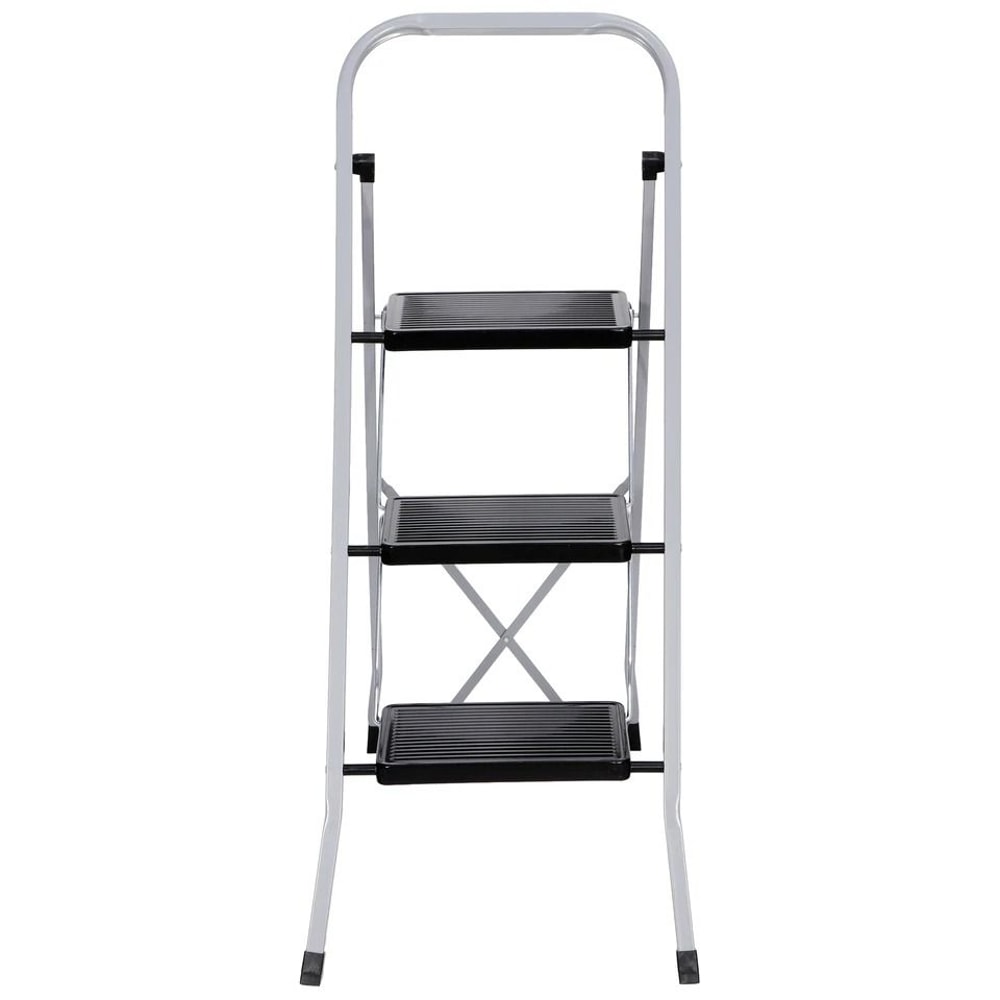 Folding Ladder With NonSlip Steps Safety Tread Heavy Duty SpaceSaving For Kitchen Home Use 1