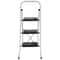 Folding Ladder With NonSlip Steps Safety Tread Heavy Duty SpaceSaving For Kitchen Home Use 1