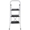 Folding Ladder With NonSlip Steps Safety Tread Heavy Duty SpaceSaving For Kitchen Home Use 1