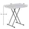 Folding Card Table For Adults Portable Dining And Laptop Desk Resin Top Easy Setup For Parties And 2