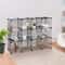 DIY Wire Storage Cubes Organizer MultiFunctional Shelves Wardrobe Bookcase For Home Office 4