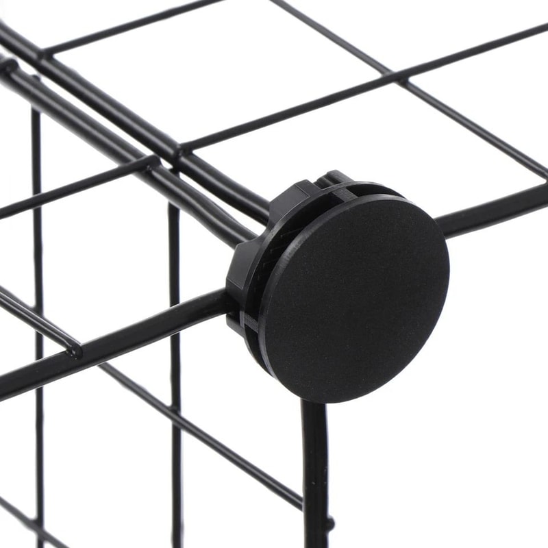 DIY Wire Storage Cubes Organizer MultiFunctional Shelves Wardrobe Bookcase For Home Office 7