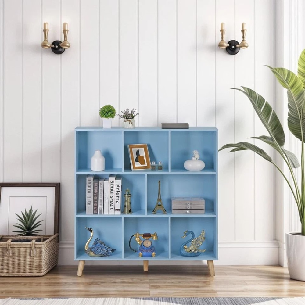 Tiered Open Shelf Bookcase Cubes Storage Shelf Ideal For Home Organizer And Display Modern And Func 4