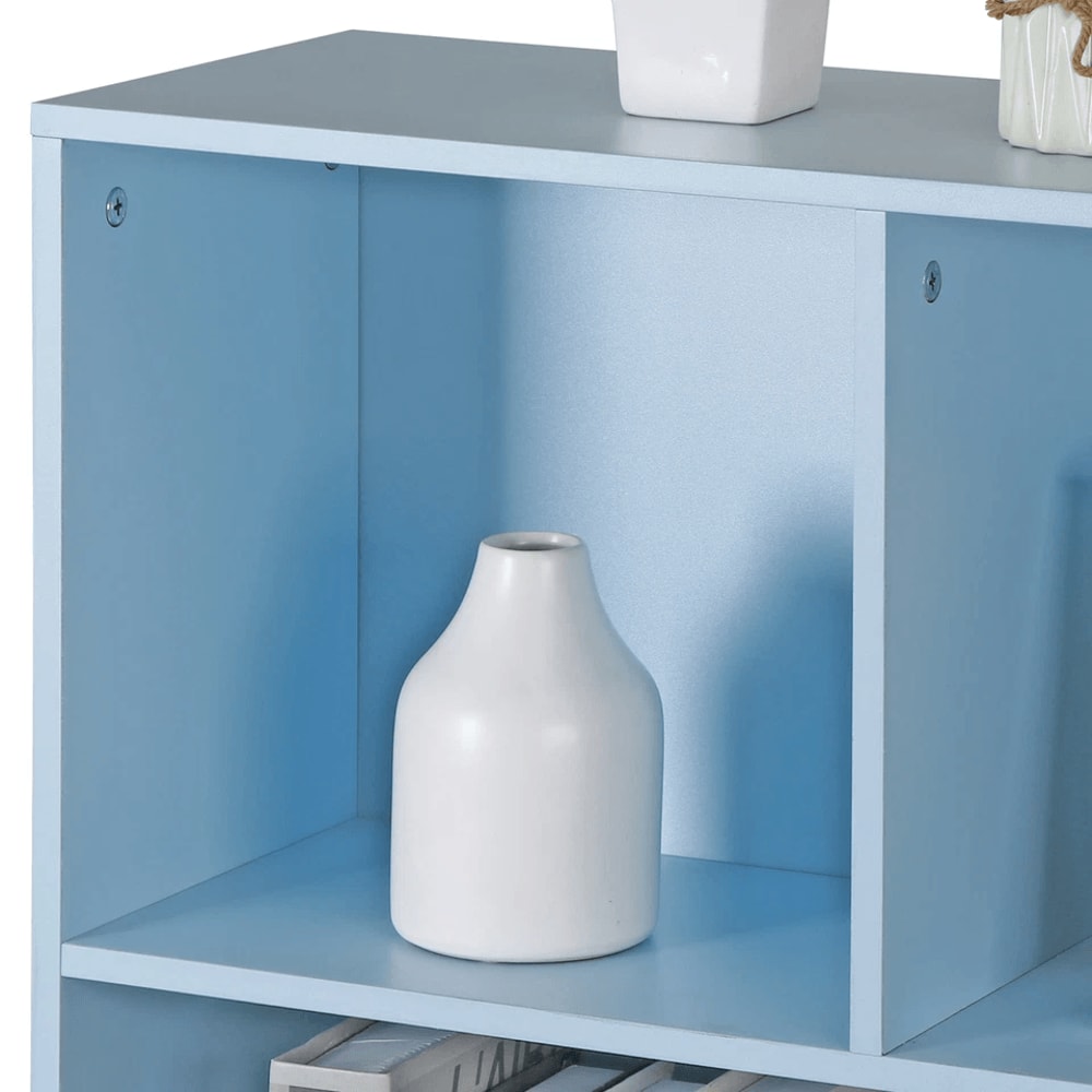 Tiered Open Shelf Bookcase Cubes Storage Shelf Ideal For Home Organizer And Display Modern And Func 9