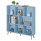 Tiered Open Shelf Bookcase Cubes Storage Shelf Ideal For Home Organizer And Display Modern And Func 8