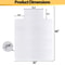 Clear Office Chair Mat Thicken PVC Floor Protector Rectangular Design Durable SlipResistant For Ha 3