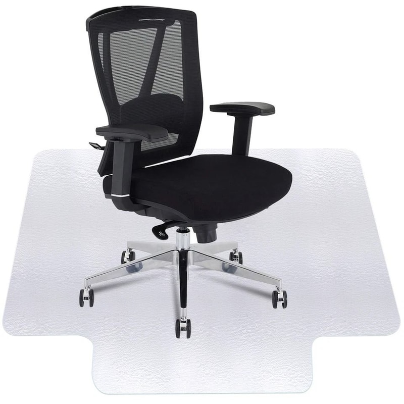Clear Office Chair Mat Thicken PVC Floor Protector Rectangular Design Durable SlipResistant For Ha 2