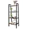 Vintage Ladder Shelf Tier Rustic Storage Stand Leaning Bookcase For Books Plants Bathroom Storage 1
