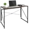 Industrial Modern Foldable Computer Desk Modern Simple Writing Desk For Home Office Compact Study T 9