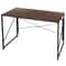 Industrial Modern Foldable Computer Desk Modern Simple Writing Desk For Home Office Compact Study T 5
