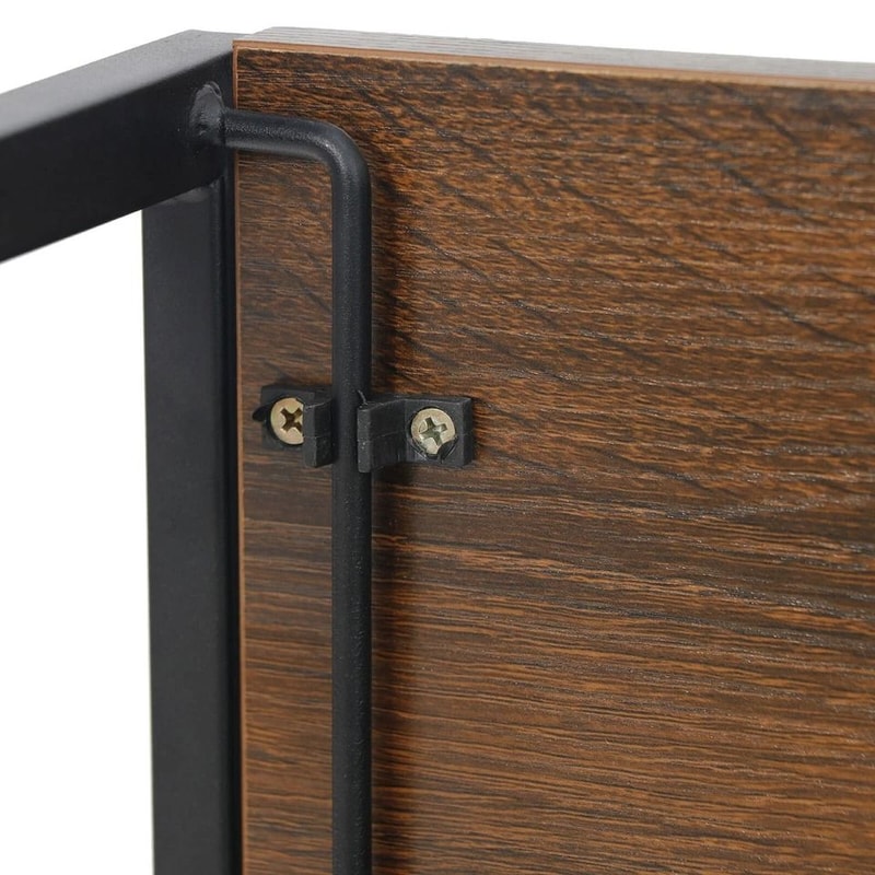 Industrial Modern Foldable Computer Desk Modern Simple Writing Desk For Home Office Compact Study T 6