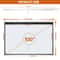 White Portable Projector Screen HD Home Theater Movie Viewing Easy Wall Or Ceiling Mount 2