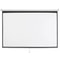 White Portable Projector Screen HD Home Theater Movie Viewing Easy Wall Or Ceiling Mount 7