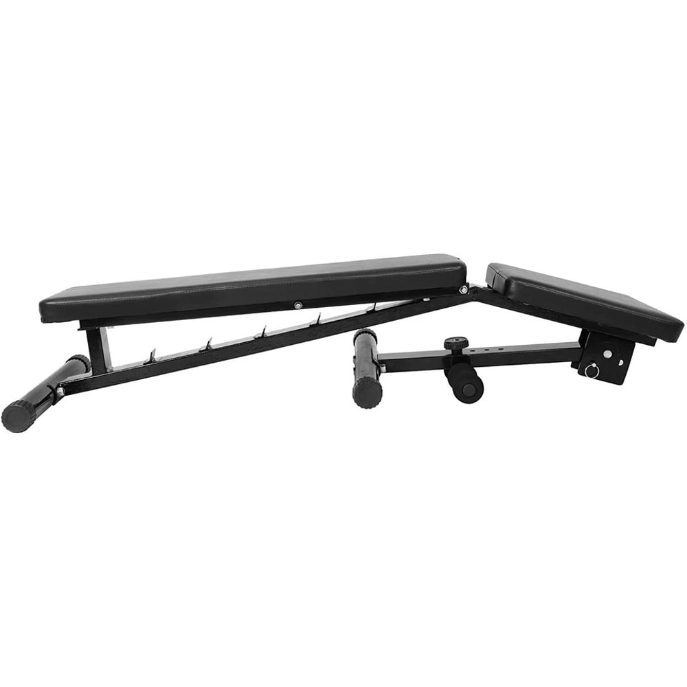 Heavy Duty Adjustable Weight Lifting Bench Six Position Utility Training Bench Foldable Exercise Be