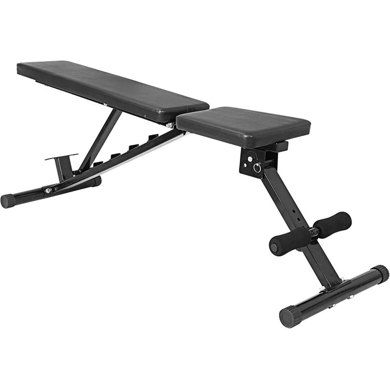 Heavy Duty Adjustable Weight Lifting Bench Six Position Utility Training Bench Foldable Exercise Be