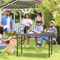 Lightweight Plastic Folding Table For Picnic Camping Wedding Outdoor Parties Easy To Carry And Stor 4