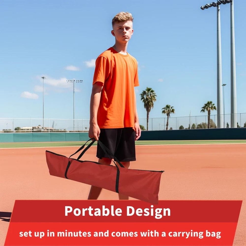 Baseball Softball Practice Net Portable Strike Zone Target Ideal For Solo Or Team Training 2
