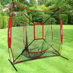 baseball softball practice net, portable strike zone target, ideal for solo or team training