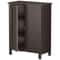 Wooden Storage Cabinet For Bathroom And Kitchen Grey MDF Cupboard With Doors Large Storage Easy Ass 4