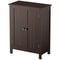 Wooden Storage Cabinet For Bathroom And Kitchen Grey MDF Cupboard With Doors Large Storage Easy Ass 6