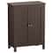 Wooden Storage Cabinet For Bathroom And Kitchen Grey MDF Cupboard With Doors Large Storage Easy Ass 7