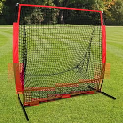portable baseball batting net for softball practice, hitting & fielding training