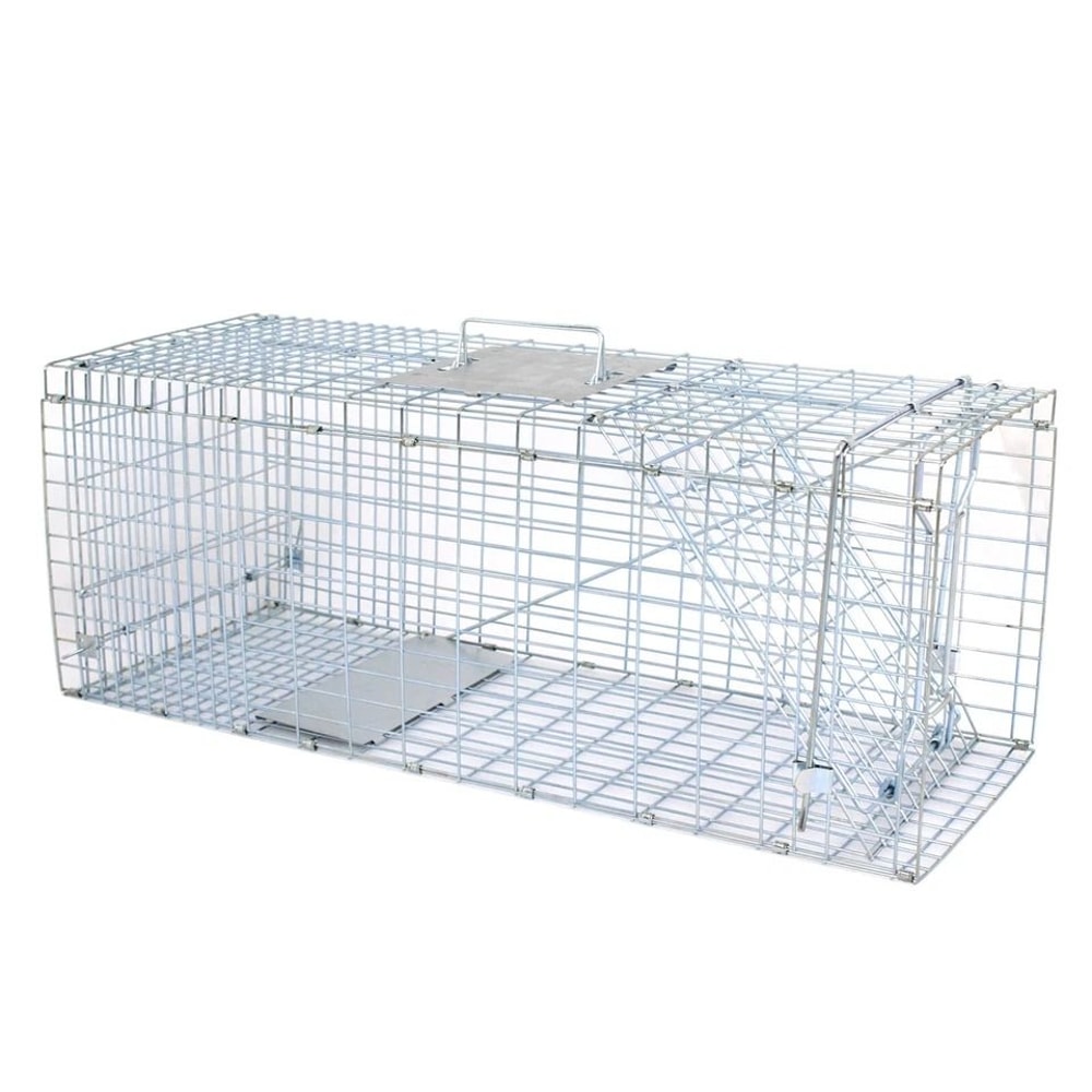 Heavy Duty Live Animal Trap Extra Large Cage For Raccoons Rabbits Cats Squirrels Skunks And More 2