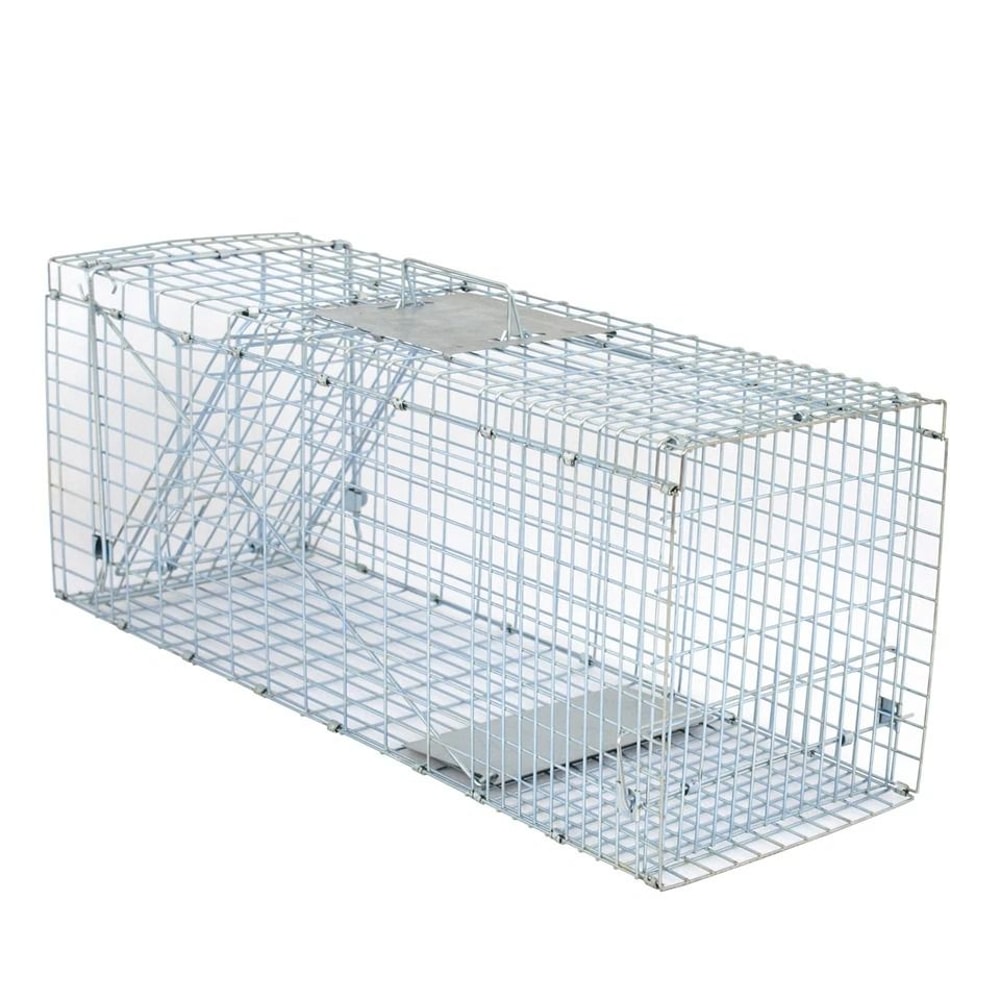 Heavy Duty Live Animal Trap Extra Large Cage For Raccoons Rabbits Cats Squirrels Skunks And More 7