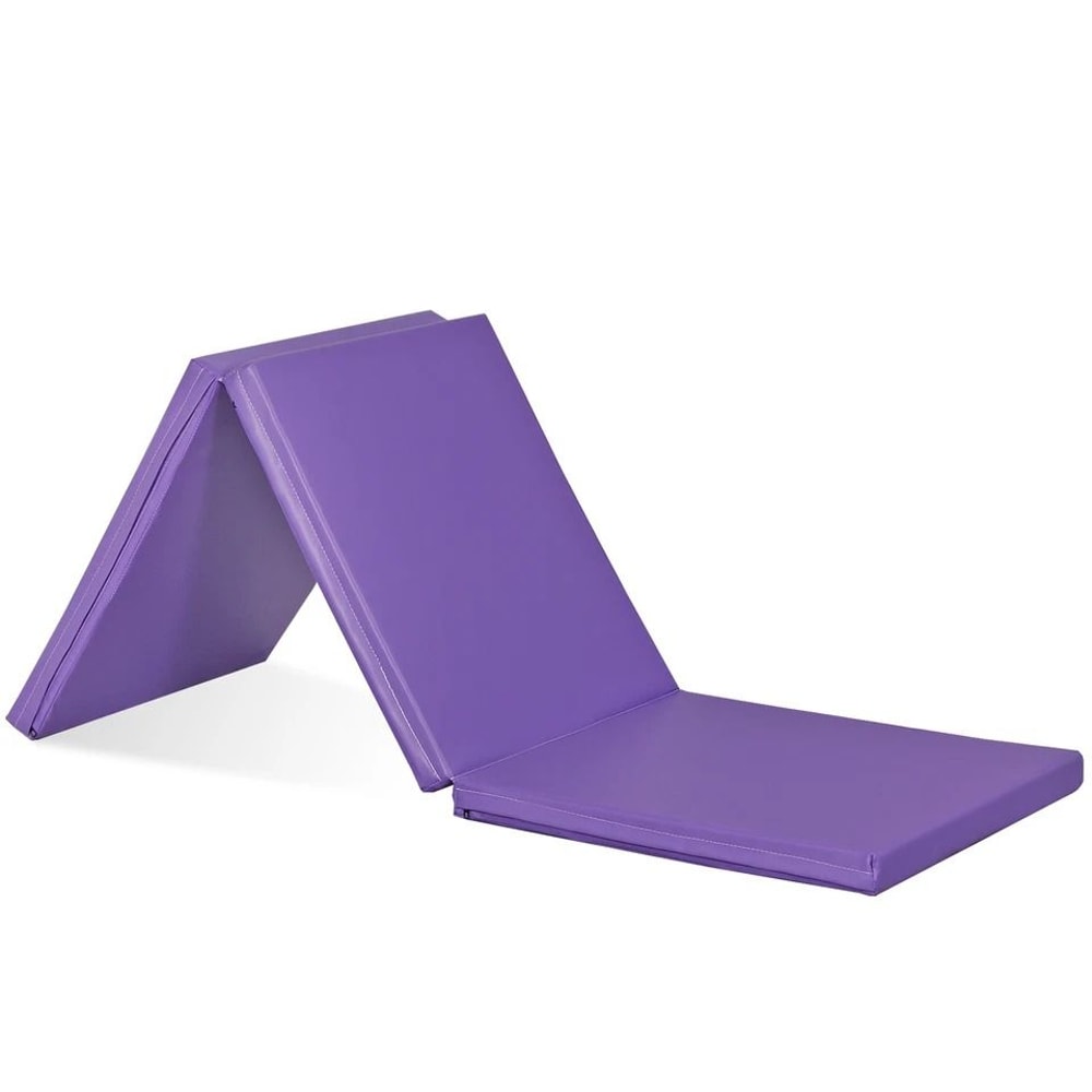Thick Foam Fitness Exercise Gymnastics Panel Heavy Duty Folding Mat Perfect For Yoga Pilates And Gy 4