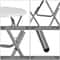 Round Plastic Folding Table Steel Cross Legs Heavy Duty Indoor Outdoor Table For Picnic Camping An 8