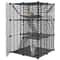 Spacious Cat Cage Enclosure DIY Playpen With Metal Wire Design Detachable Versatile Pet Crate For 0