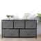 Sturdy Steel Frame Wide Dresser Storage Tower Foldable Cloth Storage Cubes Drawer Storage Solution 3