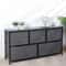 Sturdy Steel Frame Wide Dresser Storage Tower Foldable Cloth Storage Cubes Drawer Storage Solution 4