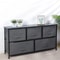 Sturdy Steel Frame Wide Dresser Storage Tower Foldable Cloth Storage Cubes Drawer Storage Solution 4