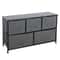 Sturdy Steel Frame Wide Dresser Storage Tower Foldable Cloth Storage Cubes Drawer Storage Solution 5