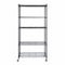 Heavy Duty Tier Shelf Rolling Storage Organizer Rack Adjustable Carts Unit Wheel With Casters 1
