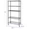 Heavy Duty Tier Shelf Rolling Storage Organizer Rack Adjustable Carts Unit Wheel With Casters 2
