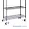 Heavy Duty Tier Shelf Rolling Storage Organizer Rack Adjustable Carts Unit Wheel With Casters 3