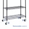 Heavy Duty Tier Shelf Rolling Storage Organizer Rack Adjustable Carts Unit Wheel With Casters 3