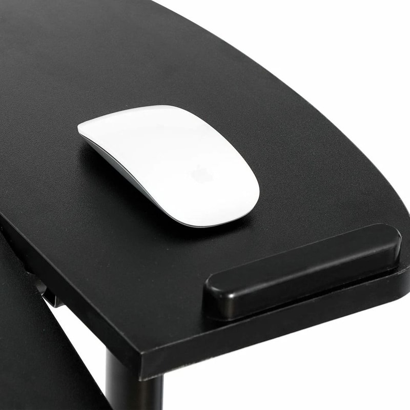 Adjustable Wood Mobile Laptop Table Corner Computer Desk Tray Workstation For Home Or Office Use 9