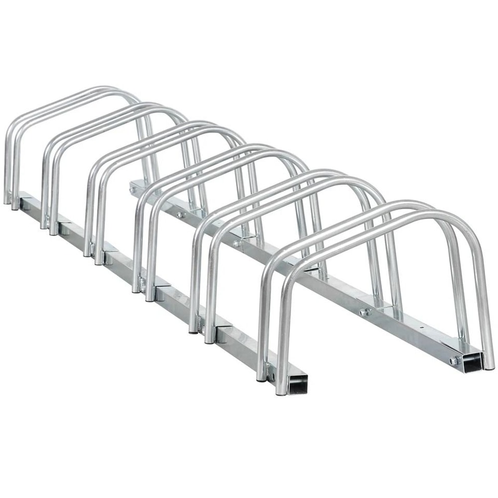 Bicycle Storage Rack Adjustable Bike Parking Stand Holds Bikes Floor Bike Stand For Garage Or Yard 6