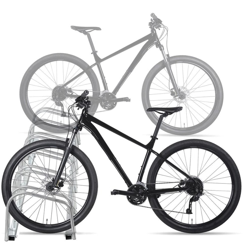 Bicycle Storage Rack Adjustable Bike Parking Stand Holds Bikes Floor Bike Stand For Garage Or Yard 1